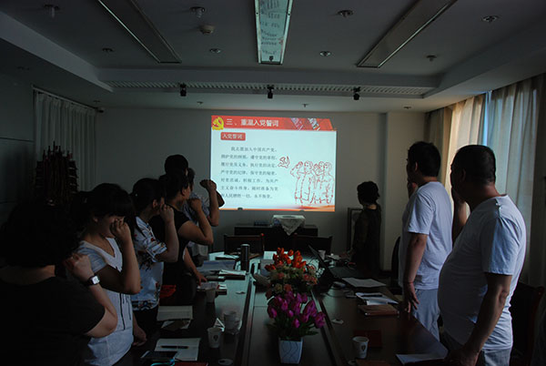 河南三林建设集团股份有限公司召开建党95周年党员座谈会(图1)